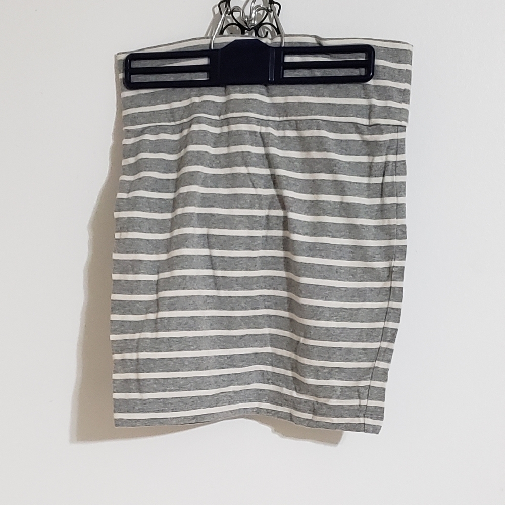 Striped mini skirt